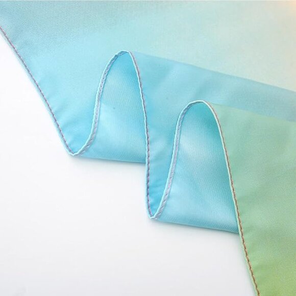 Silk Feeling Scarf 27.5 Inch - Picture 4 of 6